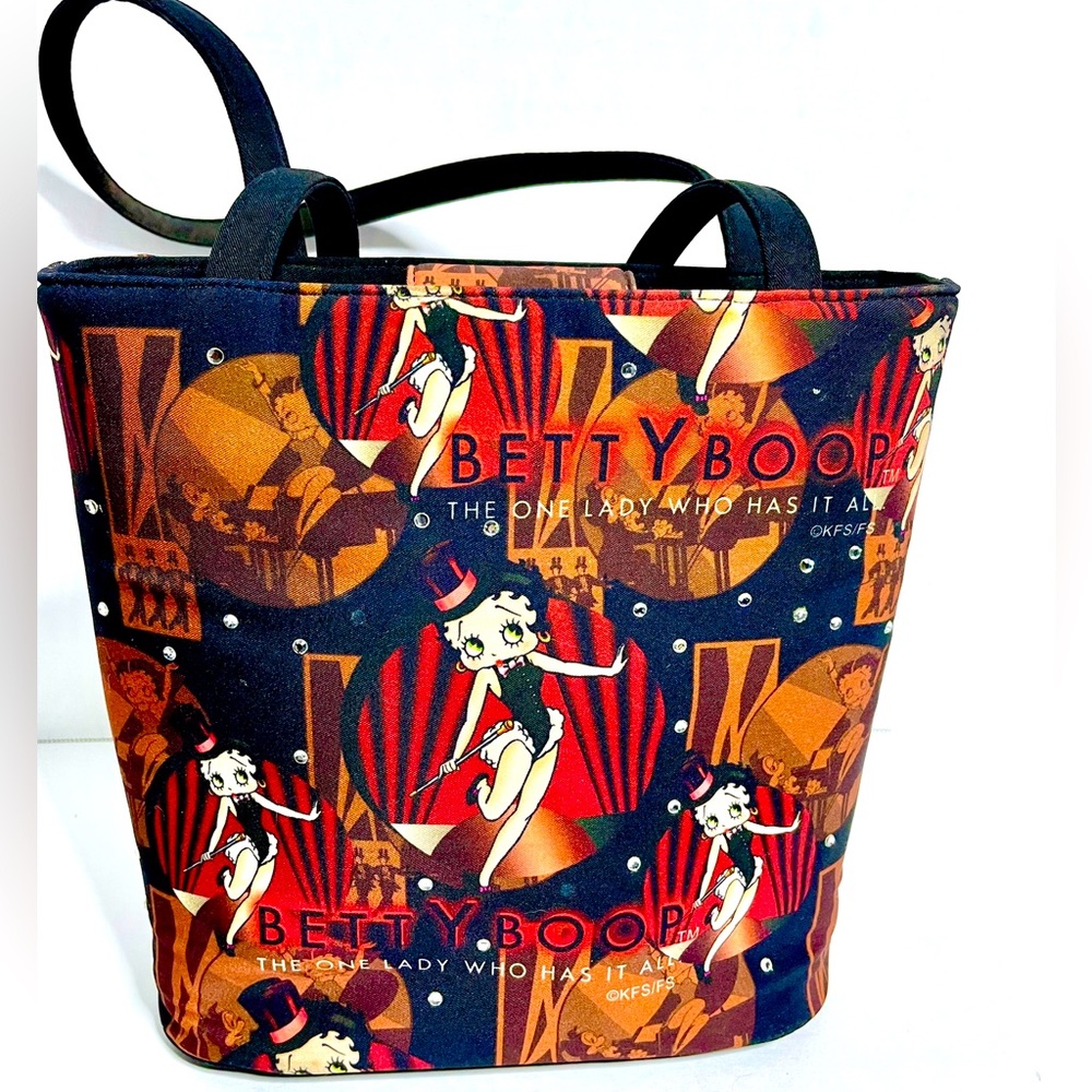 Betty Boop Tote Purse Shoulder Bag-“The One Lady Who Has it All” Rhinestones